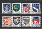 Arms of France. SerieS complete of 1962. 8 new stamps **             (5088)