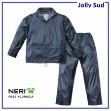 Completo Tuta Impermeabile Giacca Pantalone da Lavoro Uomo NIAGARA Anti Pioggia