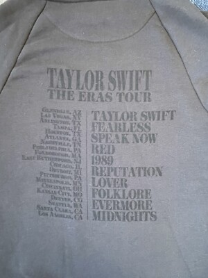 Taylor Swift The Eras Tour Black Hoodie - Limited Edition Merch