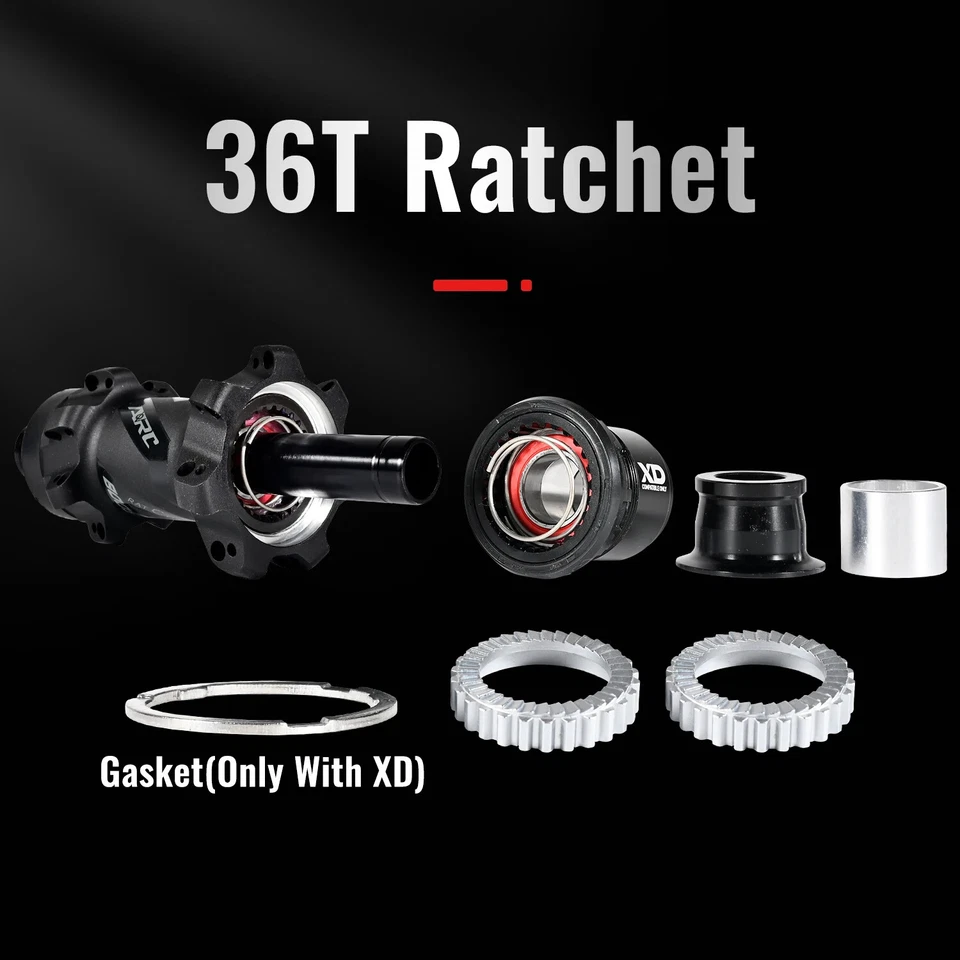 MTB Bicycle 36T/54T Ratchet Hub Center Lock BOOST 110x15/148x12mm Hub HG MS XD - Image 4 of 4