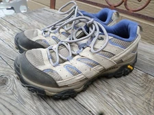 Merrell "Moab 2 Vent" Aluminum/Marlin Vibram Hiking Shoes Women's 8 