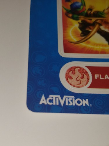 Skylanders Spyro's adventures Video Game Figure Sticker Card 2011 Flameslinger - Picture 4 of 7
