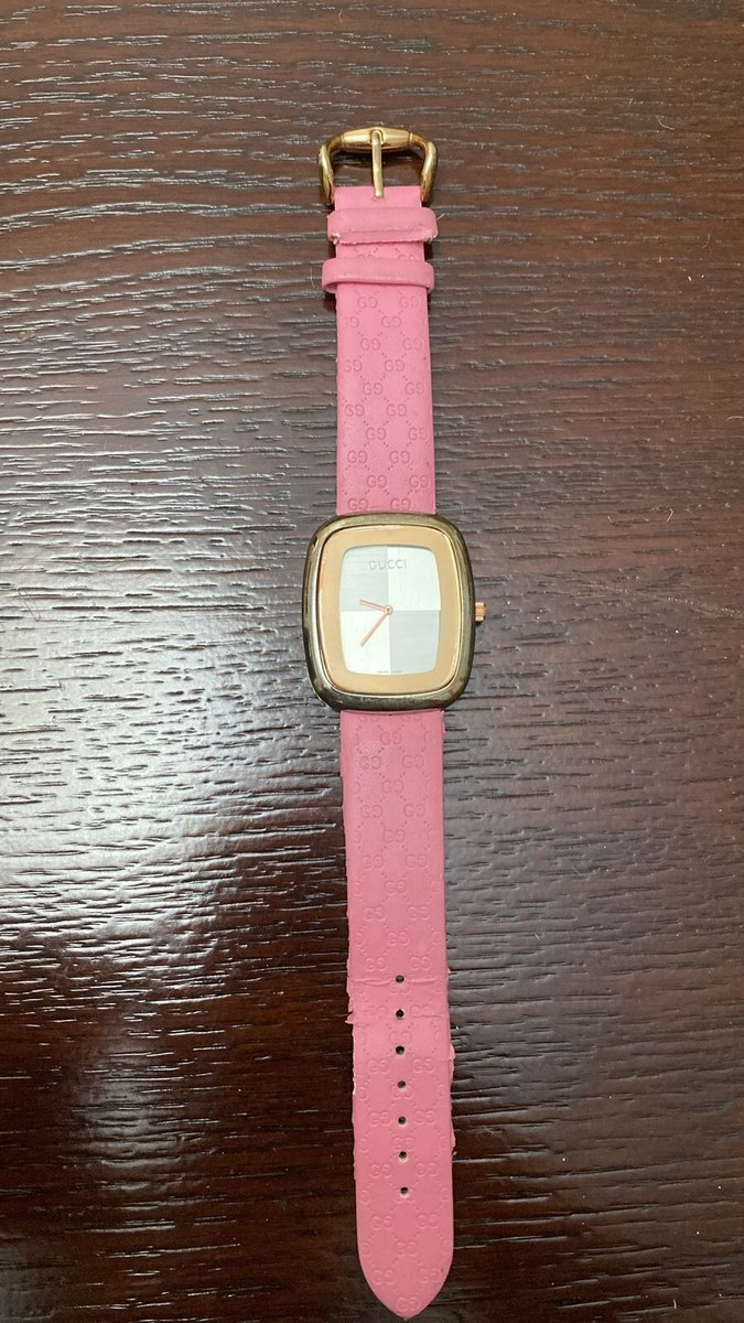Gucci A8878 Women Quartz Watch Pink Genuine Leather Swiss Gucci A8878 Women Quartz Watch Pink Genuine Leather Swiss