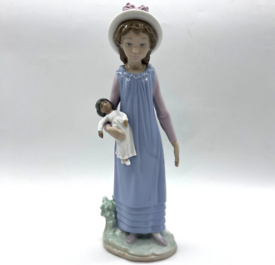 Vintage 1978 Lladro Daisa 'Belinda with Her Doll' Porcelain 11