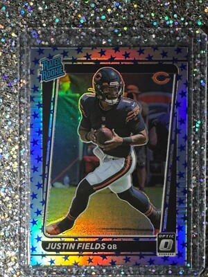   2021 Panini Donruss Optic - Rated Rookie Stars Prizm #204 Justin Fields (RC)