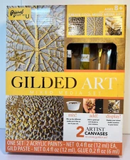 Gilded Art Mixed Media Craft Kit Set DIY Gift - Original Art by U Box NEW
