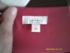 NICOLE MILLER "New York" Size L Satiny Fabric Bling Straps Preowned Nightgown — photo 3