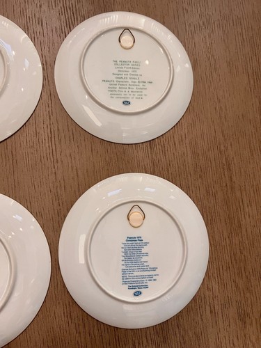 Peanuts Snoopy Schmid Collection Plates Japan Lot of 6 - Picture 14 of 20