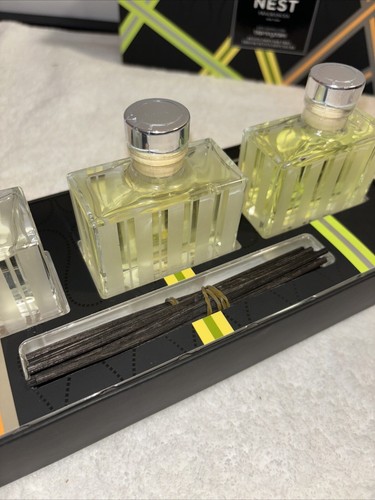 NEST New York Fragrances Bamboo & Grapefruit Reed Diffuser Gift Set 3 New 40 Ml - Picture 5 of 7