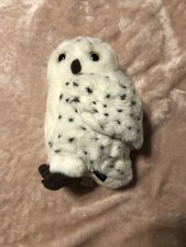FAO Schwarz White Spotted Owl 2020 Plush Stuffed Animal Doll Toy 10.5 in Tall