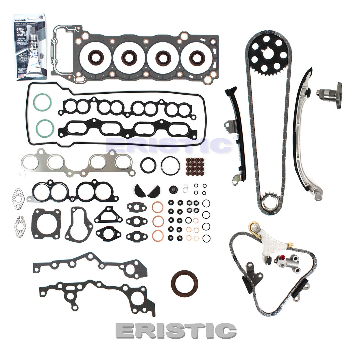 Head Gasket Set w/ Timing Chain Kit For 1994 - 1998 TOYOTA T100
