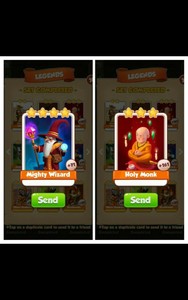 Coin Master Holy Monk Card