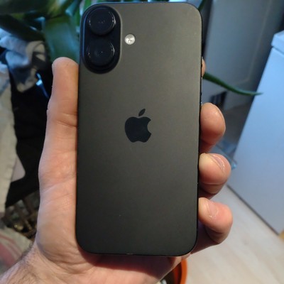   100% Original IPHONE  16  Akkudeckel Schwarz   Backcover Nfc Blitz    