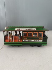 Vintage Tin San Francisco Cable Car Toy 504 Municipal Railway trolley