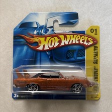 Hot Wheels 2006 70 Plymouth Superbird Short Card J3242 SC Orange