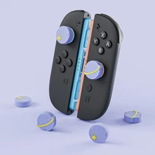 GeekShare Thumb Grip Caps for Nintendo Switch 2 Joystick Cover 4PCS Happy Planet