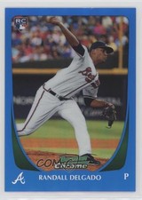 2011 Bowman Chrome Blue Refractor 94/150 Randall Delgado #186 0b5