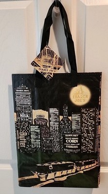 Trader Joe’s Reusable Peanuts Grocery Tote – Rare Shopping Bag, Ships Flat, NWT