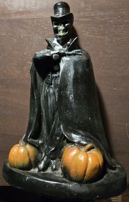 1996 the Paper Magic Group Vintage Skeleton Pumpkins Blow Mold