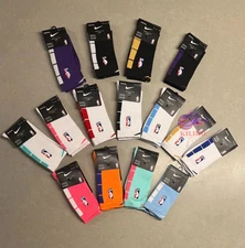 Nike Elite Strips NBA Crew Socks DRI-FIT Mid Crew Size Large *Many Colors* 🏀🔥