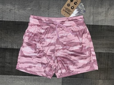 AVALANCHE OUTDOOR GIRLS 4 WAY STRETCH LIGHTWEIGHT PINK SHORTS MEDIUM 10-12 NWT
