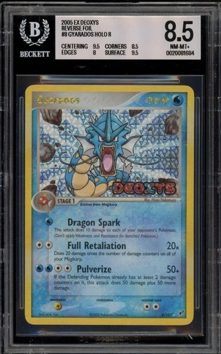 Pokemon Gyarados EX Deoxys Reverse Holo Rare #8 Bgs 8.5