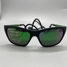 Vtg Rubber Banz 1980’s Adjustable Sunglasses Made in France Mirrored Lens VGUC