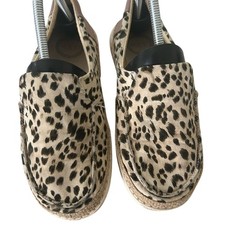 Hey Dude Women s Lena Leopard Print Slip-On Shoes