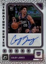 2023-24 Donruss Optic Signature Series #20 Colby Jones Auto - BSK