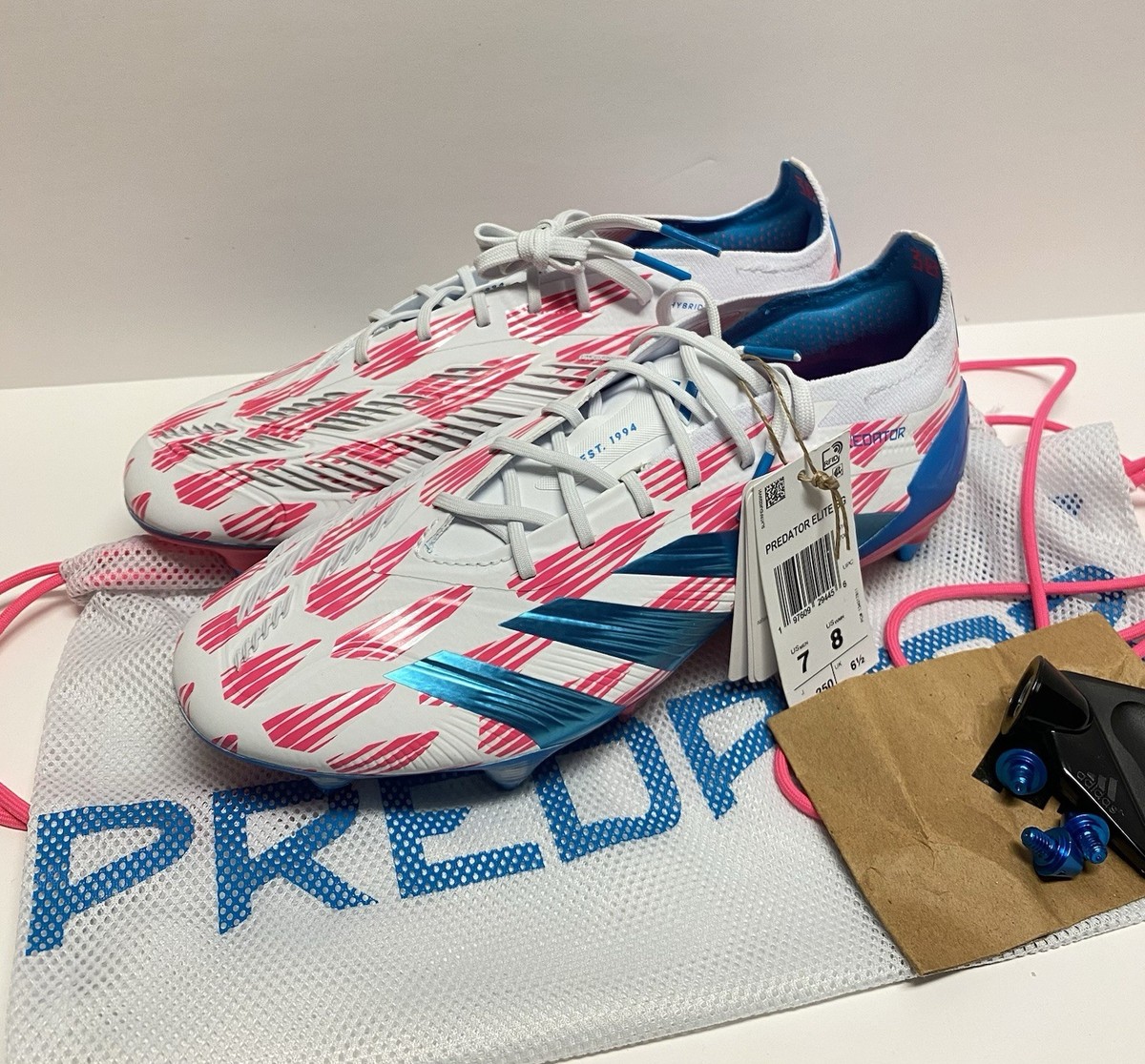 New Adidas Predator Elite SG Soccer Cleats IF6325 Men's 7 | eBay