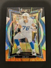 2024 Select - Concourse Joe Alt #82 Black & Orange Shock Prizm (RC) Chargers 