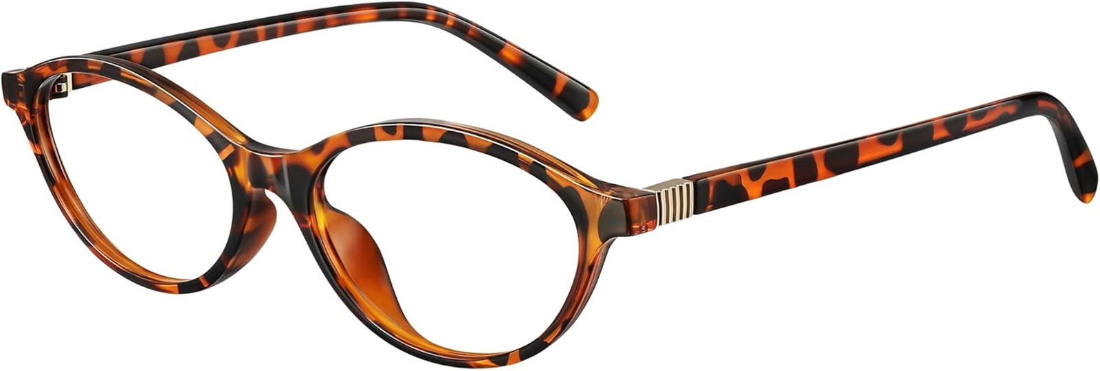 Blue Light Glasses for Woman - Fashion Small Oval Frame Blue Light Blocking Glas-image