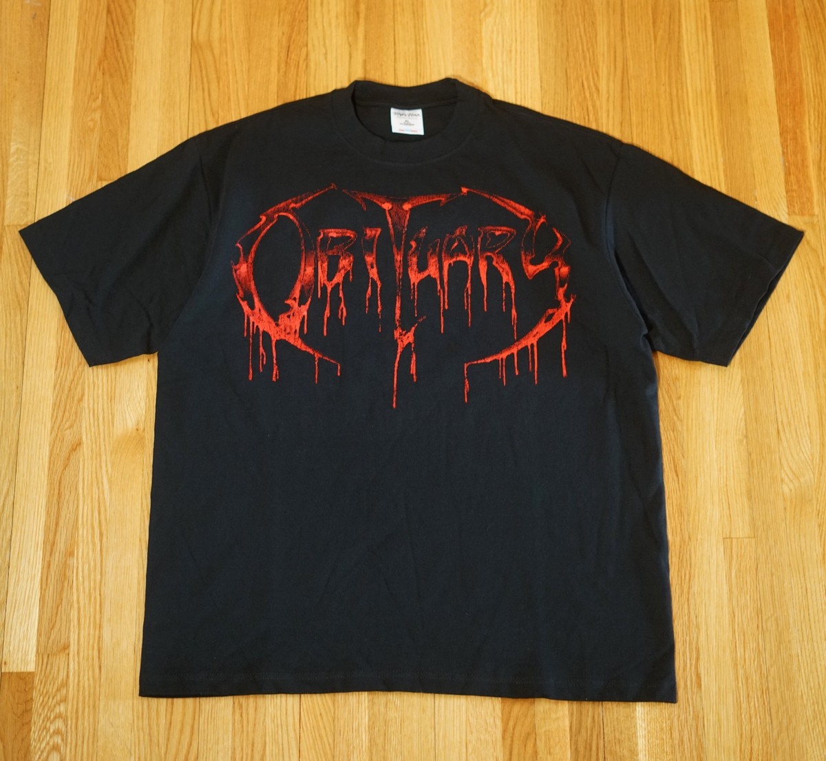 Obituary Band T-Shirt (DEATH METAL BAND TEE LOGO VTG) | eBay