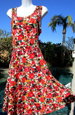 NEW Lularoe Nickei dress L stretch multicolor floral pockets 36-38" bust