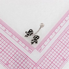 Stainless Steel Bow Piercing Belly Button Ring Body Jewelry Ornaments For Women