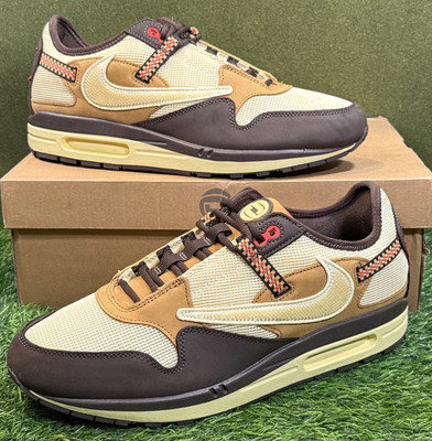 Nike Air Max 1 'Travis Scott Cactus Jack Baroque Brown' (Size 12) PADS/OG All