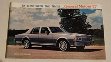 1977 GM In Tune With The Times Original General Motors Car Sales Brochure