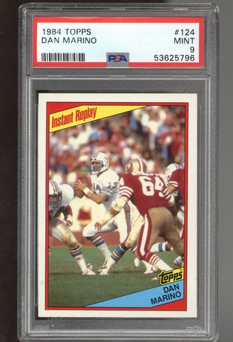 1984 Topps #124 Dan Marino PSA 9