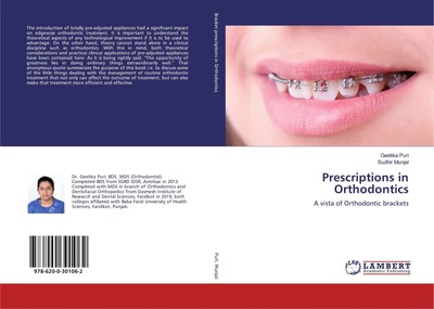 Prescriptions in Orthodontics A vista of Orthodontic brackets Puri (u. a.) Buch