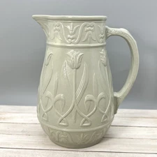 Villeroy & Boch Mettlach Saar-Basin Stein Pitcher 824 Floral Pattern NO LID