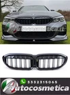 GLOSS BLACK KIDNEY GRILLES BMW 3 G20 G21 G28 M3 19-22 MSPORT MOTORSPORT-.