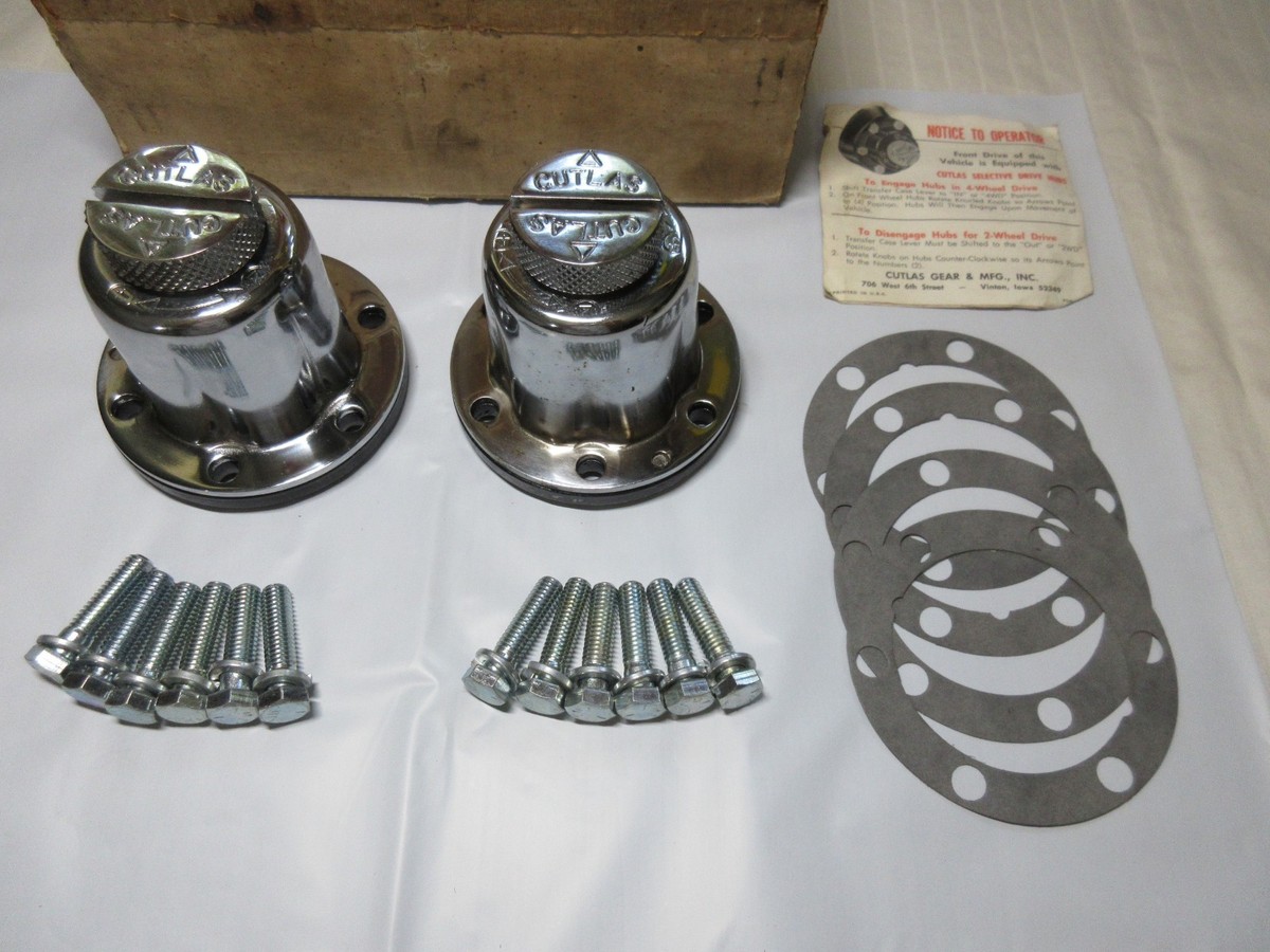 Cutlas Locking Hubs GPW Willys MB CJ2A CJ3B M38 CJ3A CJ5 Jeep