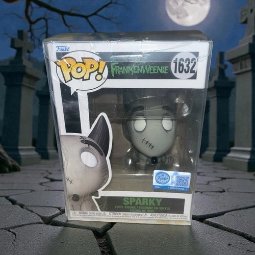 Funko Pop! Disney: SPARKY #1632 Frankenweenie Funko Shop Exclusive w/Protector