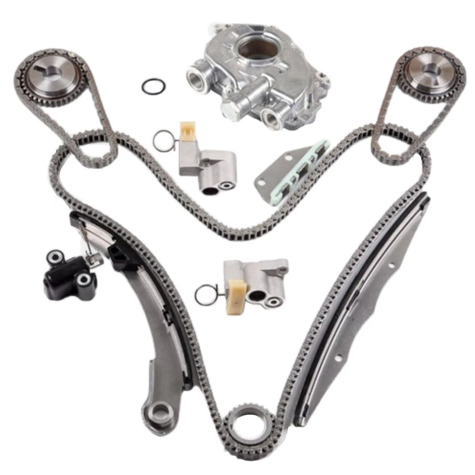 VQ40DE Timing Chain Kit Oil Pump Set For 2005-19 Nissan Pathfinder Frontier 4.0L - Image 2 of 4