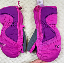 HEAD Girls Jr. Ski Mittens Insulated Purple Pink XS Childs Age 2-4