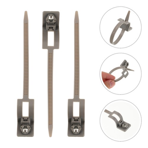  5 Pcs Automotive Zip Ties Car Accessories Universal Push Mount Cable