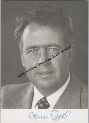 Original autograph Hans Apel (1932-2011) Federal Minister // autograph sig 342215