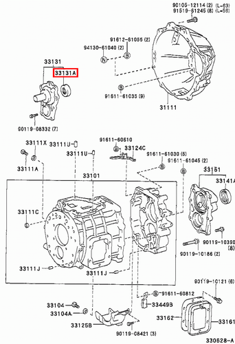 Genuine LandCruiser HZJ76 HZJ74 HZJ71 HZJ105 Front Gearbox Input Shaft Oil Seal - Picture 10 of 20