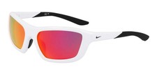 NIKE BRAZER M FV2401 WHITE/RED MIRRORED 54/17/130 unisex children Sunglasses
