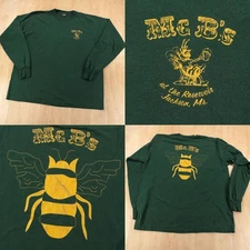 Mc B's Bar & Grill Jackson Mississippi t-shirt XL tag vtg 80s 90s single stitch 